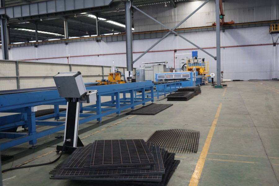 钢格栅自动压焊机