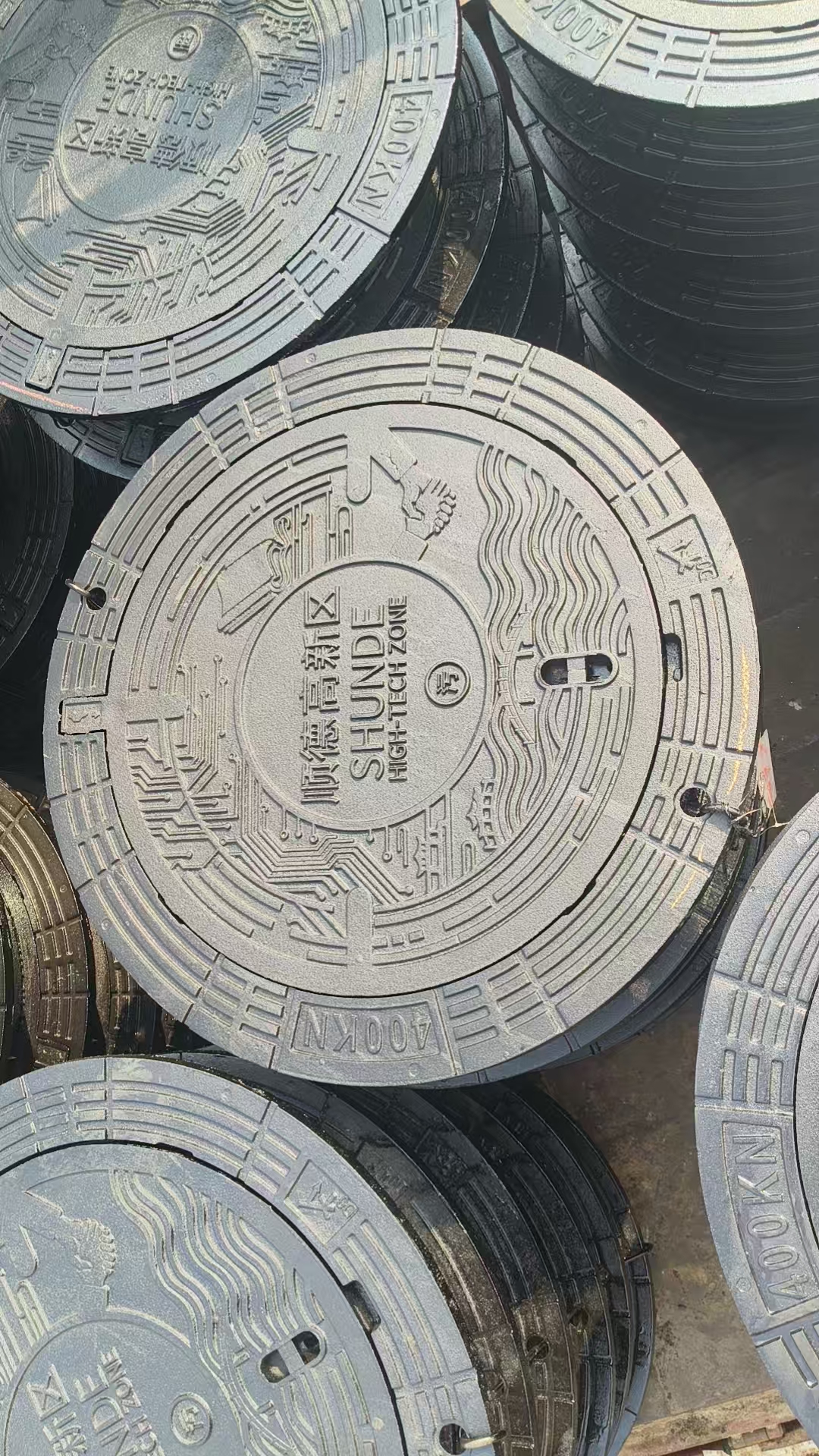 球墨铸铁防沉降井盖