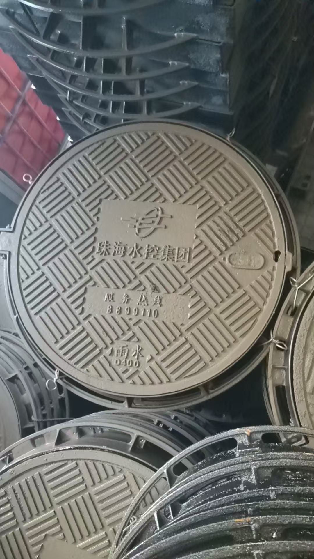 700*800珠海水控集团雨水圆井盖_重投井盖适配珠海全场景